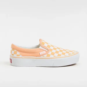 Checkerboard Classic Slip-On Platform Shoes